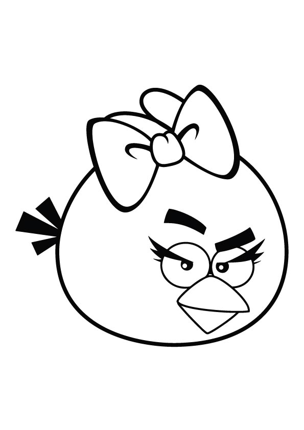 Plansa de colorat cu Angry Birds 148 55